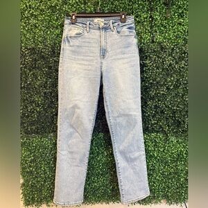 Stylish Light Blue Women's Straight Leg Jeans